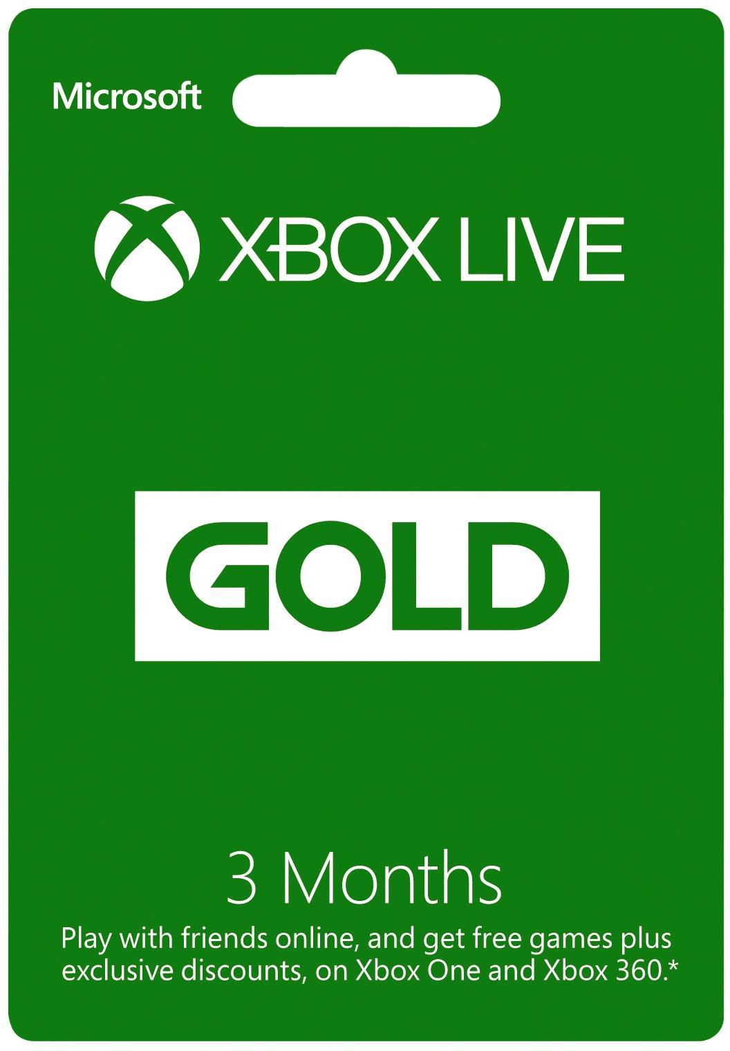 Xbox Live pretplata 3 mj.